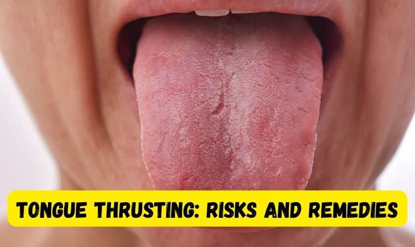 why tongue thrusting is dangerous and how you can stop